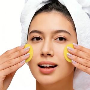 Limpiador de Cúrcuma Marca Blanca, Almohadilla Limpiadora con Ácido Kójico, Exfoliante Facial, Limpieza <span class=keywords><strong>Profunda</strong></span> para Piel Grasa y Manchas Oscuras - Product Image 5