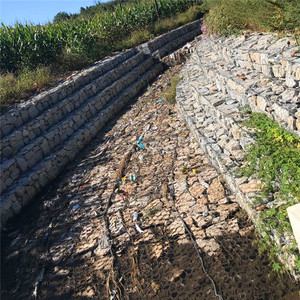 Boîte en <span class=keywords><strong>pierre</strong></span> tissée hexagonale, panier gabion en <span class=keywords><strong>pierre</strong></span>, cage en treillis métallique pour rivière, traitement de surface galvanisé à chaud - Product Image 3