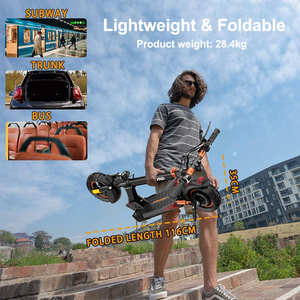 สกู๊ตเตอร์ไฟฟ้าพับได้สำหรับผู้ใหญ่ 2 ล้อ 500W กันน้ำ รุ่น MX-14(HH) พับเก็บง่าย ดีไซน์กะทัดรัด ควบคุมผ่านแอพ ความเร็ว 45 กม./ชม. - Product Image 6