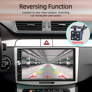 Máy Phát Thanh Mp5 7Inch 2 Din Cho Xe Hơi Kèm BT FM USB AUX Máy Ảnh Sau Âm Thanh Nổi Âm Thanh Xe Hơi Kết Nối Gương - Product Image 4