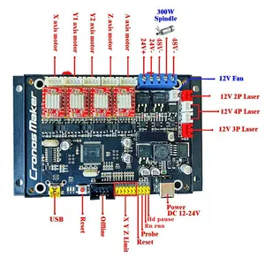 Máy Khắc Laser Tự Làm Bảng Điều Khiển USB Bo Mạch Chủ Phụ Kiện 4 Trục