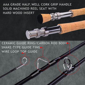 <span class=keywords><strong>Canne</strong></span> à pêche à la <span class=keywords><strong>mouche</strong></span> en carbone super légère 4 brins, <span class=keywords><strong>9</strong></span> <span class=keywords><strong>pieds</strong></span> (2,7 m), en stock, tailles 3/4, 5/6, 7/8, vente en gros - Product Image 4