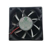 70x70x20mm DC Bürstenloser Axiallüfter mit Kugellager 12V Hoher Luftstrom Hoher Statischer Druck für Industrieelektronik