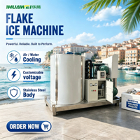 Vente directe usine, personnalisation, machine à glace en paillettes 1000 kg pour la transformation des produits de la mer et la conservation au froid