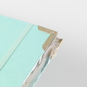 A4 tùy chỉnh xoắn ốc máy tính xách tay 150 trang 100gsm bù đắp giấy với kim loại ràng buộc chỉ số ngăn và ban nhạc đàn hồi - Product Image 5