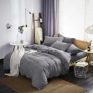 New Design Bedsheet Hot Selling 1800TC Microfiber 85G Fabric Bed Sheet With Pillowcase Set For Home Online