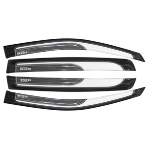 Pare-soleil de porte de luxe pour Hilux Vigo – Protection et décorations – Noir foncé/transparent - Product Image 4