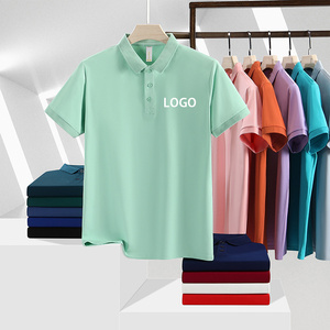 Polo de Verano para Hombre, Marca de Moda, Manga Corta, Estilo Business, Cuello con Botones, Sarga Mercerizada Transpirable, Color Sólido, Tallas XL a 6XL, para Golf - Product Image 1