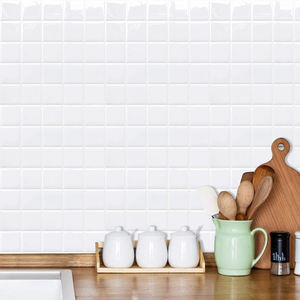 300x600mm Glänzende Glasierte Moderne Gitter-Porzellan-Keramikfliesen Rutschfest für Küche, Toilette, Badezimmer Innenwand - Product Image 2