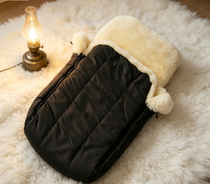 Sac de couchage universel en peau de mouton de qualité supérieure pour poussette, gigoteuse pour tout-petit avec doublure en laine douce - Product Image 1