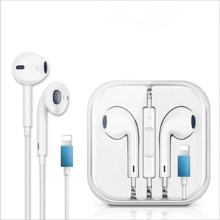 Wired Earphones BT for Mobile Phone Apple iPhone iPad iPod Cheap Headphone Factory Stock Jack Plug