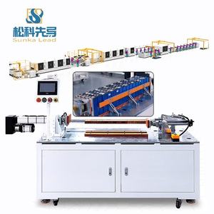 Machine de pressage et d'empilage de modules de batteries au lithium pour voitures de tourisme, chariots électriques de tourisme, ligne d'assemblage de batteries - Product Image 1