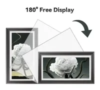 Écran d'art numérique NFT, téléchargement d'images, affichage intelligent des photos, vidéo, grand cadre photo numérique 32 pouces pour l'art