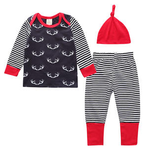 Conjunto de Ropa para Bebés Barata, Camisa, Pantalones y Gorro para Niños, Ropa para Ir de Compras - Product Image 2