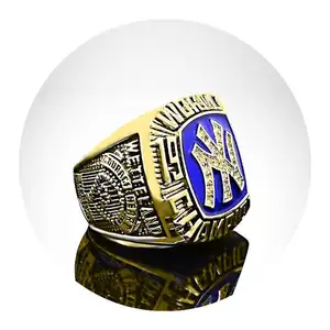 冠军银戒指套装925纯银祖母绿设计设计实心10克不锈钢图章手指可雕刻戒指