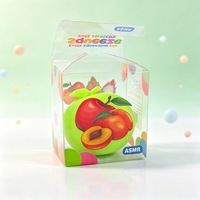 Krokant fruit squishy appel speelgoed appel stressverlichtend squishy speelgoed bouwsteen zintuiglijk speelgoed knapperig knisperend geluid knijpspeelgoed
