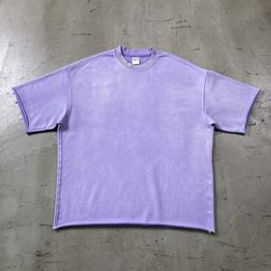 Conjunto de Camiseta y Pantalones Cortos de Alta Calidad 100% Algodón para Hombre, Estilo Francés, Talla Grande, 2 Piezas, Color Sólido, Manga Corta, Personalizado - Product Image 6