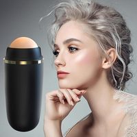 Rouleau absorbant l'huile pour le visage en pierre volcanique portable, lavable et réutilisable adapté à la peau de contrôle de l'huile