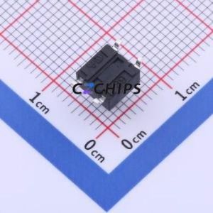 TS-1095PS-A8B2-C3D2 Tactile Switch SMD-4P,6x6mm Switch Single Pole Single Throw Round Button 1.8N Vertical Mount - Product Image 2