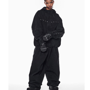 Set Giacca in Denim Personalizzata <span class=keywords><strong>da</strong></span> Uomo Abbigliamento Invernale Unisex Set Completo in Denim Abbigliamento <span class=keywords><strong>da</strong></span> <span class=keywords><strong>Neve</strong></span> per Coppie - Product Image 5