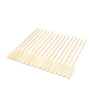 Brochettes jetables en bambou de haute qualité pour barbecue extérieur, 16,5 cm, type canon en fer