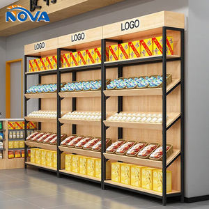 Estanterías Metálicas de Alta Resistencia con Estructura de Madera - Estantes Ajustables Totalmente Personalizables para Tiendas Minoristas - Product Image 6