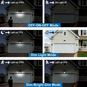 3 Modos <span class=keywords><strong>Luces</strong></span> Solares 113 252 <span class=keywords><strong>LED</strong></span> Cabezales Ajustable Exterior Solar Luz Lámpara IP65 con Sensor <span class=keywords><strong>de</strong></span> Movimiento para Jardín Patio - Product Image 3