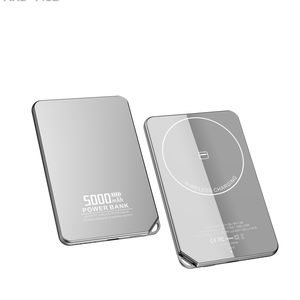 พาวเวอร์<span class=keywords><strong>แบ</strong></span>งค์พกพาขนาดเล็ก ความจุสูง 5000mAh 10000mAh 15W <span class=keywords><strong>ชาร์จ</strong></span>เร็ว พร้อมแท่นชาร์จไร้สายแม่เหล็ก - Product Image 5