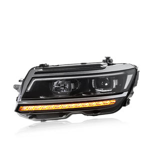 Gruppo Fari per <span class=keywords><strong>Volkswagen</strong></span> <span class=keywords><strong>Tiguan</strong></span> 2017-2021, Fari Modificati LED con Fascio Alto/Basso, Luci Anteriori Accessorie <span class=keywords><strong>Plug</strong></span> and Play - Product Image 2