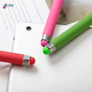 Stylo gel en plastique personnalisé vente en gros stylo d'affaires durable doux au toucher en caoutchouc enduit d'encre bleue 0.5mm écriture meilleur stylo de signature pour les cadeaux - Product Image 5