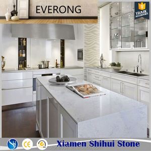 Good Price White Rice <strong>Quartz</strong> <strong>Countertop</strong> with Grey <strong>Veins</strong> - Product Image 6