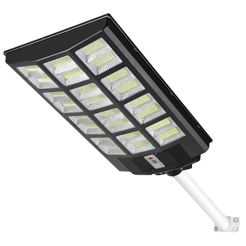 High Power LED Solar Street Light IP65 6500K 120 Beam Angle Integrated Outdoor Lighting Roads Highways Gardens ABS Lamp Body