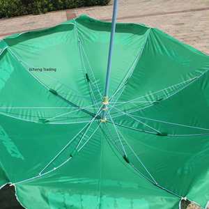 Parasol de plage publicitaire manuel personnalisé avec logo pour restaurant, achat en gros, pas cher, pour usage promotionnel en extérieur - Product Image 4