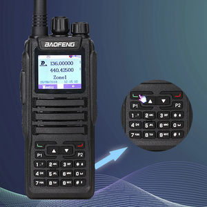 جهاز لاسلكي رقمي باوفينغ 1701 ثنائي الوضع تناظري ورقمي، راديو ذو اتجاهين مفتوح GD77 بفتحتين زمنيتين من المستوى 1+2 للهواة <span class=keywords><strong>DR</strong></span> 1801 - Product Image 6