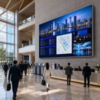 Pantalla Digital LCD IPS de 85 Pulgadas Personalizada, Montada en Pared, con Pantalla Táctil Infrarroja, 4K, para Publicidad, Alto Contraste