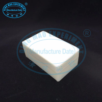 Laboratory Microscope Plastic Slides Storage Box 12pieces Cover Glass for Storage of Microslides