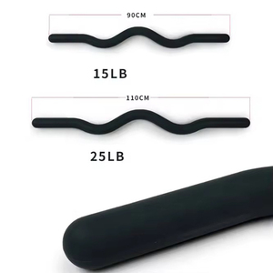 Barras de Levantamiento de Pesas <span class=keywords><strong>BOGA</strong></span>, Barra de Pilates para Gimnasio, Entrenamiento de Fuerza, Barra de Pilates de Silicona Colorida - Product Image 3