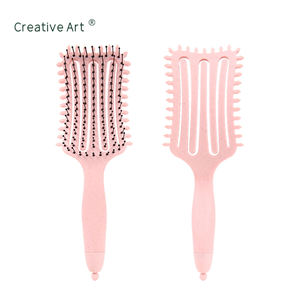 Spazzola Arricciante Originale Brevettata all'Ingrosso, Ecologica in Nylon con Ventilazione in Paglia di Grano - Product Image 5