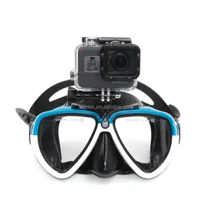 Go Pro Hero5/6 액션 카메라를위한 더운 여름 수중 강화 유리 다이빙 마스크-Go Pro 카메라 액세서리