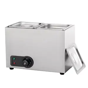 Stainless Steel Commercial Electric Chocolate Stove/Chocolate Tempering Machine With 2 Tanks