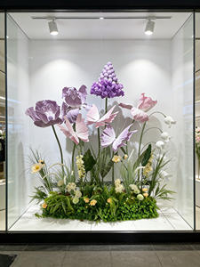 Décoration événementielle géante en papier fleuri <span class=keywords><strong>pour</strong></span> mariage, vitrine de centre commercial, accessoires de photomaton, cérémonie d'ouverture de boutique, fête - Product Image 6