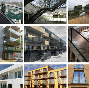 10 + 10mm PVB SGP Transparent trempé laminé <span class=keywords><strong>escalier</strong></span> garde-corps verre trempé feuilleté pour bâtiment garde-corps - Product Image 6