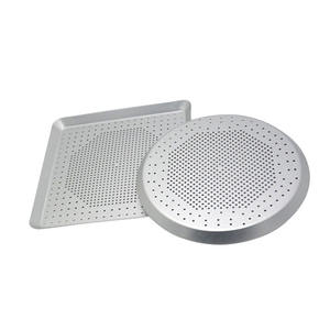 Joli moule à tarte carré perforé en aluminium anodisé, <span class=keywords><strong>plaque</strong></span> de cuisson pour boulangerie, plateau de service à pizza en aluminium, plat de cuisson pour <span class=keywords><strong>four</strong></span> - Product Image 1