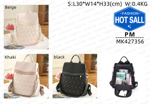 <span class=keywords><strong>Mochila</strong></span> De moda Retro para <span class=keywords><strong>mujer</strong></span>, bolso sencillo que combina con todo, una pieza, 427 - Product Image 3