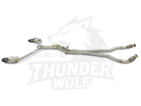 Système d'échappement Catback haute performance HT, ajustement parfait pour Audi RS6 RS7 C7 4.0T, tuyaux d'échappement en acier inoxydable 304 de haute qualité