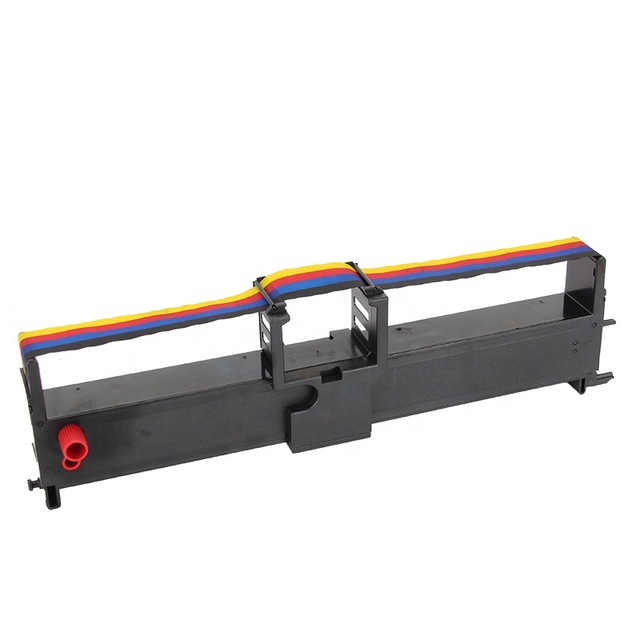 Compatible Dot Matrix Printer Ribbon Cartridge for Epson S015073 LX300 4C LQ800 Colour Fabric Ribbon S015077 C13S015073