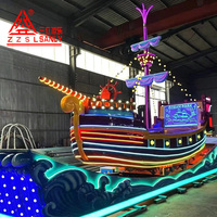 Eğlenceli Oyunlar Lunapark Araçları Çılgın Uçan Araba Uçan Tekne Uzay Gemisi Hızlı Korsan Gemisi Pistte
