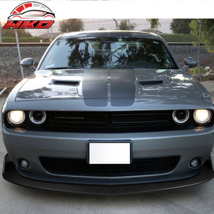 Compatible con Dodge Challenger SXT 2015-2023, Labio de Parachoques Delantero Estilo SXT, Negro Mate - Product Image 2