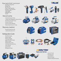 Pompe à vide haute fiabilité VALUE VE180N 8,0 CFM 226 L/min 2 Pa 150 microns 3/4 HP Haute efficacité Monostade VE 180N 14,6 kg 1/4 & 3/8