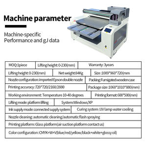 Imprimante à plat ultraviolette A2 6050 machine à jet d'encre <span class=keywords><strong>PVC</strong></span> multicolore petite fabrication imprimantes cuir métal XP600 - Product Image 6